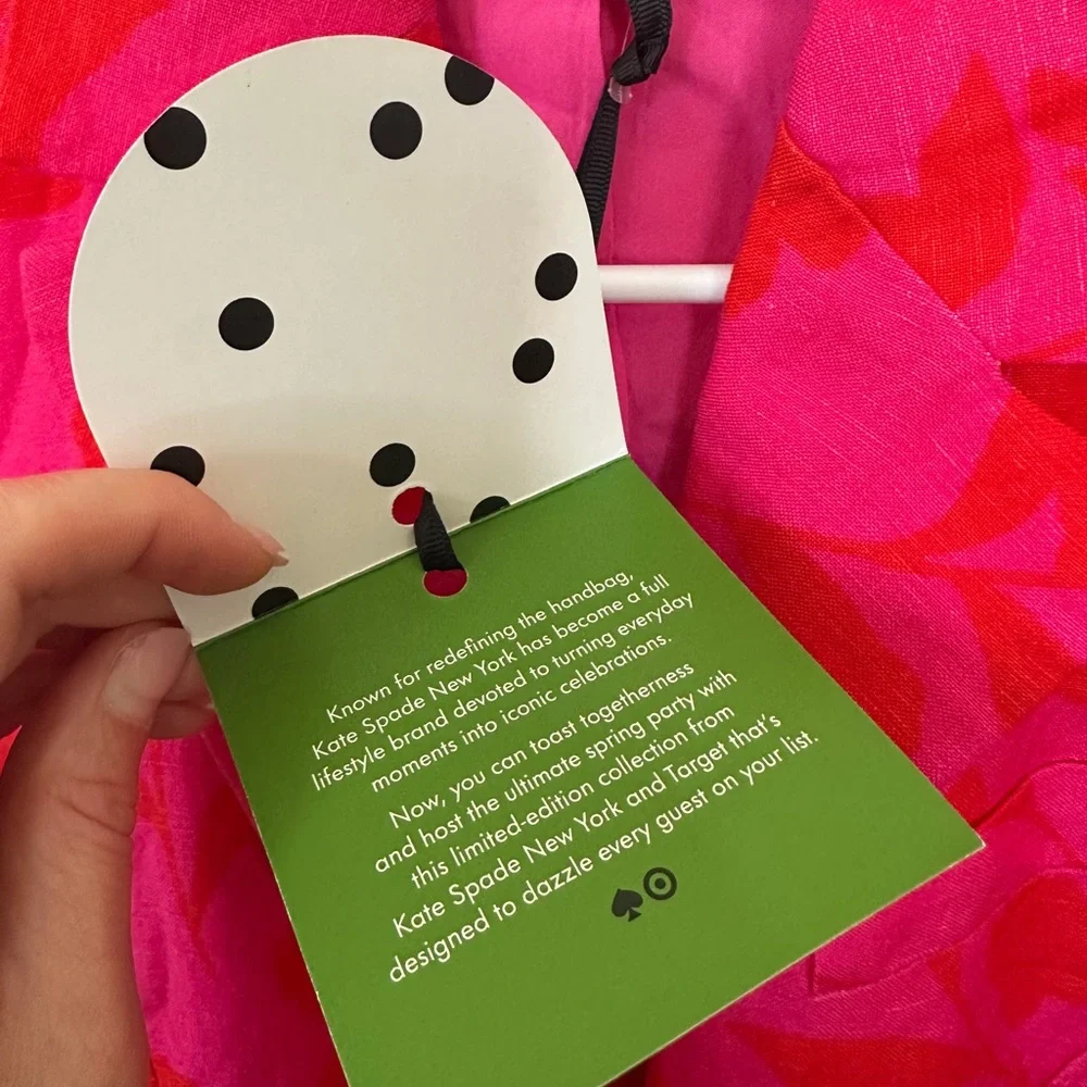 NWT! Kate Spade New York x Target Women's Classic Rose Blazer - XS - Picture 8 of 9